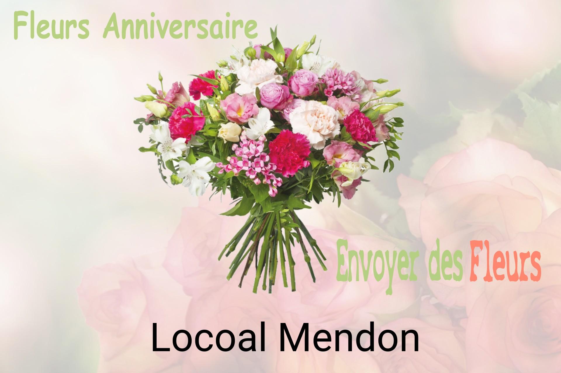 Bouquet de fleurs d’anniversaire livré à Locoal-Mendon